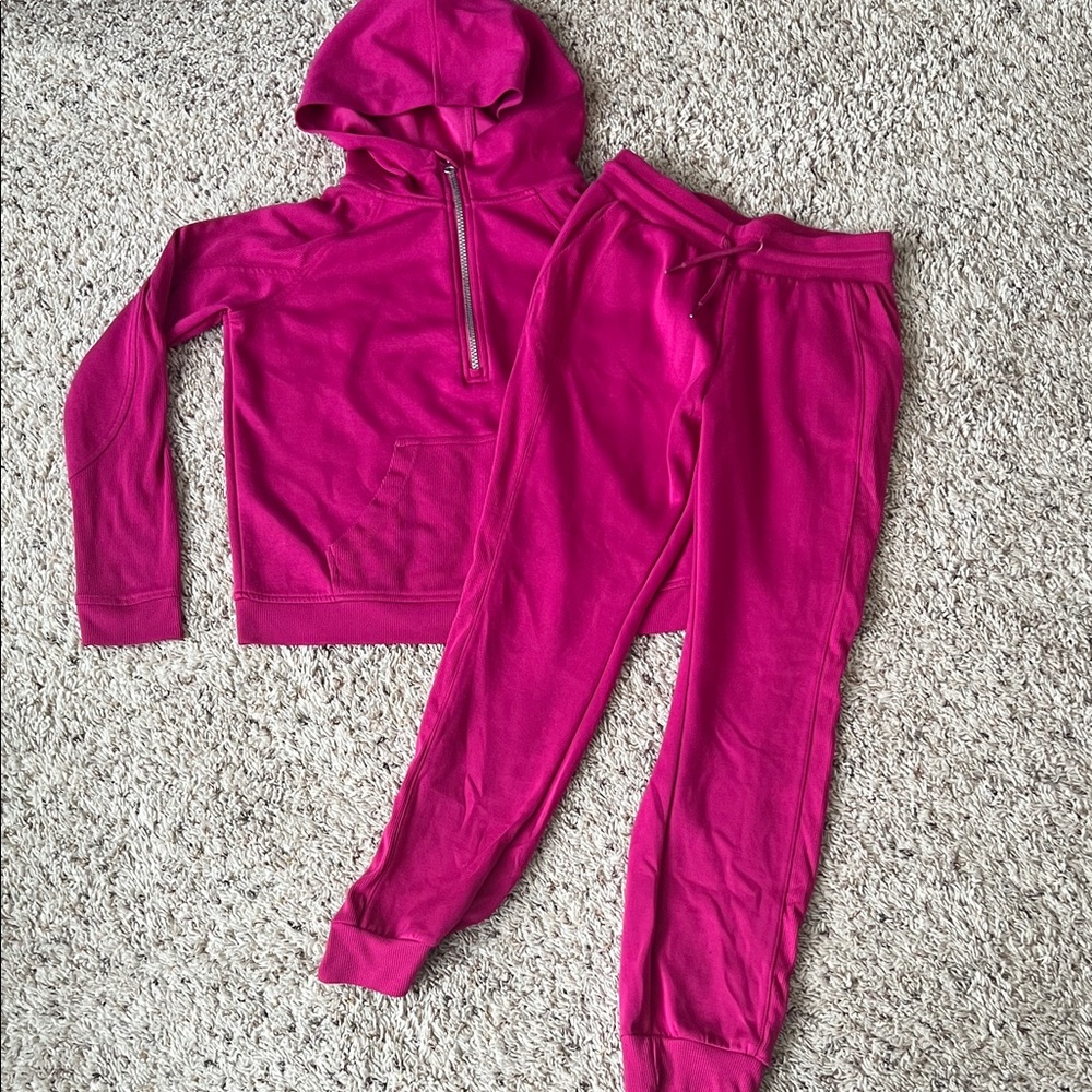 MTA Sport Kids Fuchsia Joggers and Hoodie Set